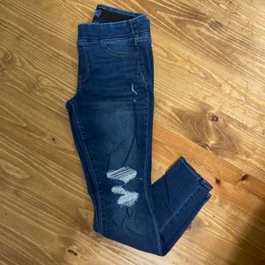 Old Navy Rockstar Mid Rise Distressed Jeans